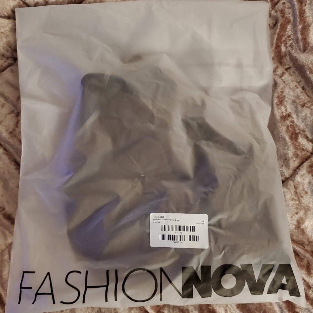 BRAND NEW Fashion Nova Mixed Feelings Mini Dress